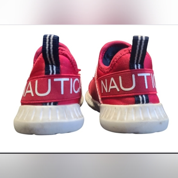 Boys Nautica Sneakers Sz Toddler 8 - Picture 2 of 5